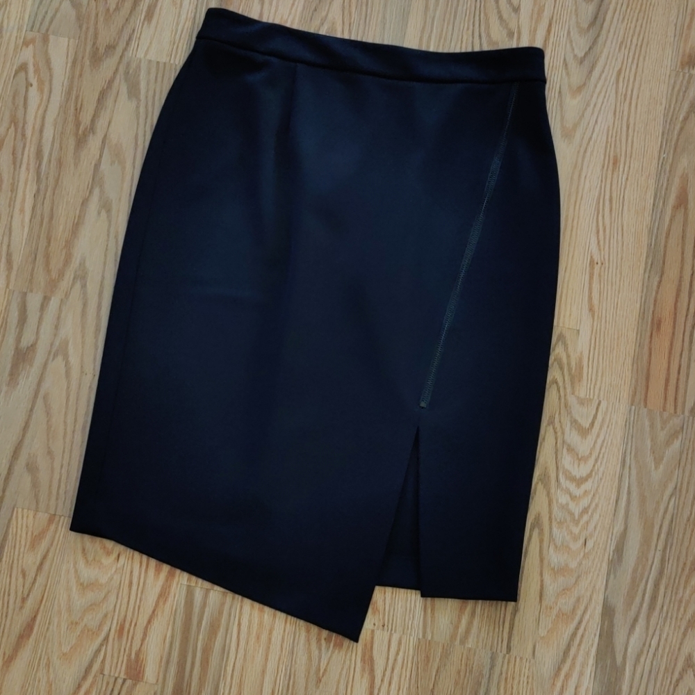 Halogen Asymmetrical Zippered Skirt